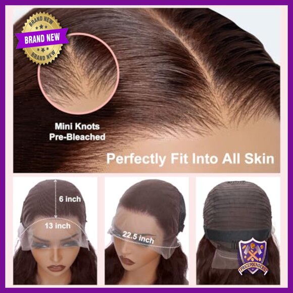 30 Inch Human Hair Lace Front Wig 200 Density Body Wave Pre Plucked main image 6